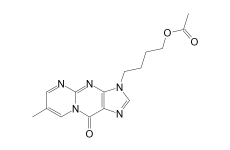 3-(4-ACETOXYBUTYL)-7-METHYL-10-OXO-9,10-DIHYDRO-PYRIMIDO-[1,2-A]-PURINE