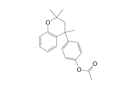 2,2,4-Trimethyl-4-(4-hydroxyphenyl)chroman, acetate