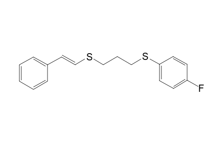 (4-Fluorophenyl)(3-(styrylthio)propyl)sulfane