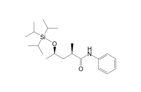 (2R,4R)-2-Methyl-N-phenyl-4-((triisopropylsilyl)oxy)pentanamide