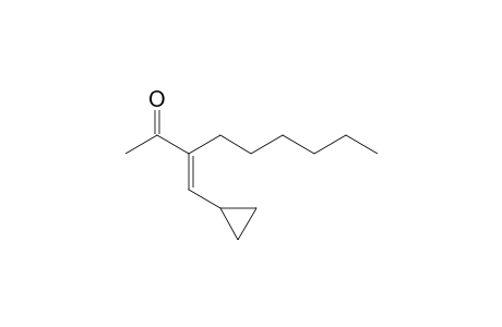 (E)-3-(cyclopropylmethylene)nonan-2-one
