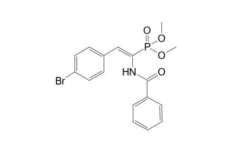 (E)-Dimethyl 1-benzamido-2-(4-bromophenyl)vinylphosphonate