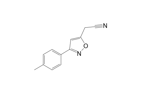 2-[3-(4-methylphenyl)-1,2-oxazol-5-yl]acetonitrile