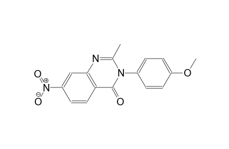 4(3H)-quinazolinone, 3-(4-methoxyphenyl)-2-methyl-7-nitro-