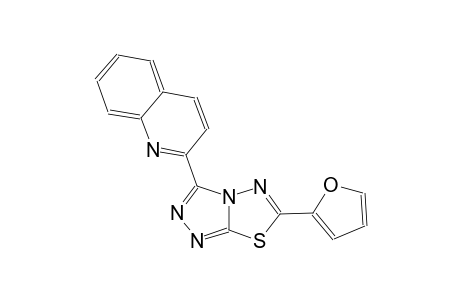 quinoline, 2-[6-(2-furanyl)[1,2,4]triazolo[3,4-b][1,3,4]thiadiazol-3-yl]-