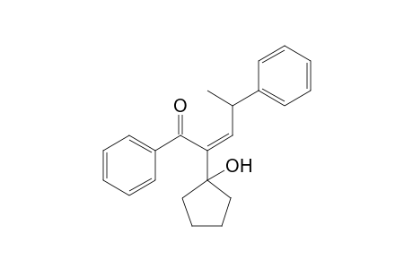 (Z)-2-(1-Hydroxycyclopentyl)-1,4-diphenylpent-2-en-1-one