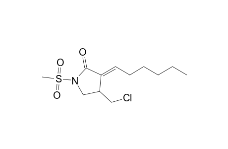 (E)-4-(Chloromethyl)-3-hexylidene-1-(methylsulfonyl)-1H-pyrrolidin-2-one