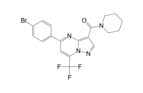 5-(4-bromophenyl)-3-(1-piperidinylcarbonyl)-7-(trifluoromethyl)pyrazolo[1,5-a]pyrimidine