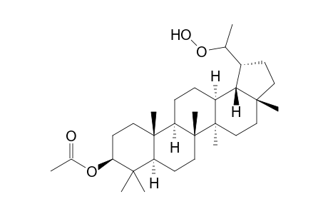 3.beta.-Acetoxy-20-hydroperoxy-30-nor-lupane