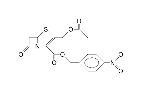 (5R)-2-Acetoxymethyl-2-penem-3-carboxylic acid, 4-nitro-benzyl ester