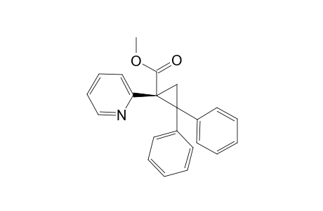 (1R)-2,2-diphenyl-1-(2-pyridinyl)-1-cyclopropanecarboxylic acid methyl ester