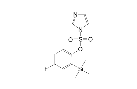 4-Fluoro-2-(trimethylsilyl)phenyl imidazolsulfonate