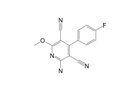 2-Amino-4-(4-fluorophenyl)-6-methoxy-3,5-pyridinedicarbonitrile