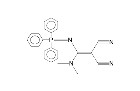 1-DIMETHYLAMINO-1-TRIPHENYLPHOSPHAZO-2,2-DICYANOETHENE