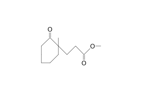 3-(1-Methyl-2-oxo-cycloheptyl)-propanoic acid, methyl ester