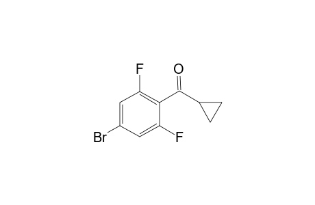 (4-bromo-2,6-difluorophenyl)(cyclopropyl)methanone