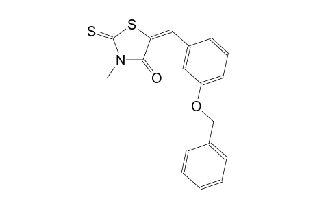 4-thiazolidinone, 3-methyl-5-[[3-(phenylmethoxy)phenyl]methylene]-2-thioxo-, (5E)-