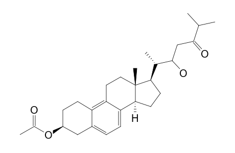 22(R)-Hydroxy-19-nor-24-oxo-ergosta-5,7,9-trien-3.beta.-yl Acetate