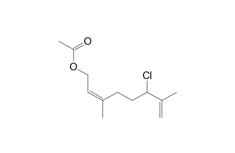 (2Z)-6-Chloro-3,7-dimethyl-2,7-octadienol, acetate
