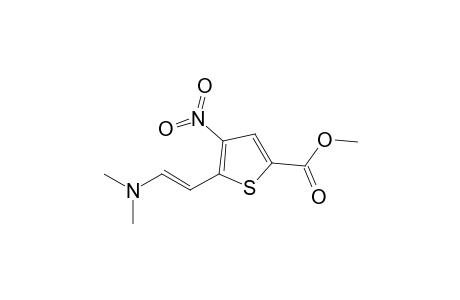 5-[(E)-2-(dimethylamino)ethenyl]-4-nitro-2-thiophenecarboxylic acid methyl ester