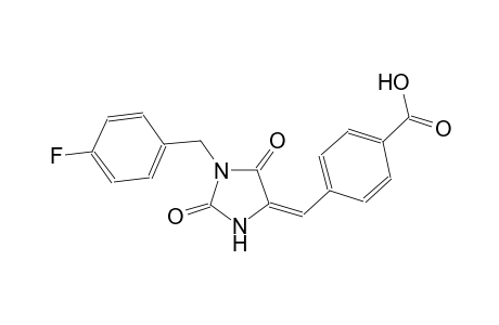 4-{(E)-[1-(4-fluorobenzyl)-2,5-dioxo-4-imidazolidinylidene]methyl}benzoic acid