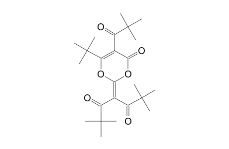6-TERT.-BUTYL-2-(DIPIVALOYLMETHYLENE)-5-PIVALOYL-1,3-DIOXIN-4(2H)-ONE