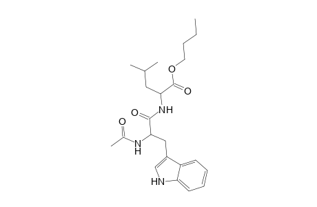 Butyl 2-([2-(acetylamino)-3-(1H-indol-3-yl)propanoyl]amino)-4-methylpentanoate