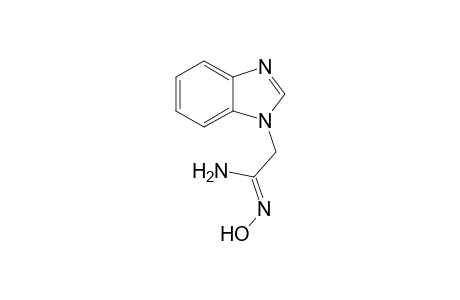 1H-1,3-Benzimidazole-1-ethanimidamide, N'-hydroxy-