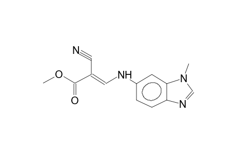 (E)-1-METHYL-6-(2-CARBOMETHOXY-2-CYANOVINYLAMINO)BENZIMIDAZOLE