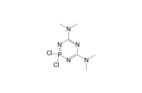 2,2-Dichloro-4,6-bis-(dimethylamino)-1,3,5,2lambda5-triazaphosphorine