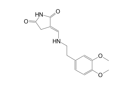 2,5-pyrrolidinedione, 3-[[[2-(3,4-dimethoxyphenyl)ethyl]amino]methylene]-, (3E)-