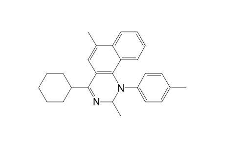 4-cyclohexyl-2,6-dimethyl-1-(4-methylphenyl)-2H-benzo[h]quinazoline