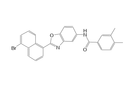 N-[2-(5-bromo-1-naphthyl)-1,3-benzoxazol-5-yl]-3,4-dimethylbenzamide