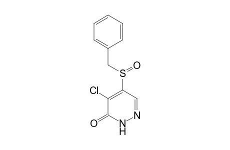 3(2H)-Pyridazinone, 4-chloro-5-[(phenylmethyl)sulfinyl]-