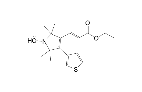3-[2-(Ethoxycarbonyl)vinyl]-4-(3-thienyl)-2,2,5,5-tetramethyl-2,5-dihydro-1H-pyrrol-1-yloxyl Radical