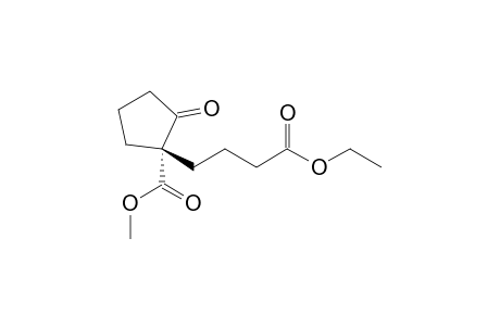 (1R)-1-(4-ethoxy-4-keto-butyl)-2-keto-cyclopentanecarboxylic acid methyl ester