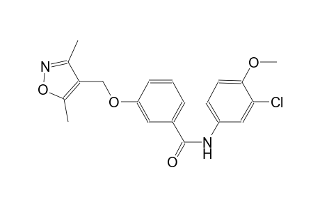 benzamide, N-(3-chloro-4-methoxyphenyl)-3-[(3,5-dimethyl-4-isoxazolyl)methoxy]-