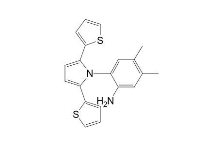 2-(2,5-Di(thiophen-2-yl)-1H-pyrrol-1-yl)-4,5-dimethylaniline