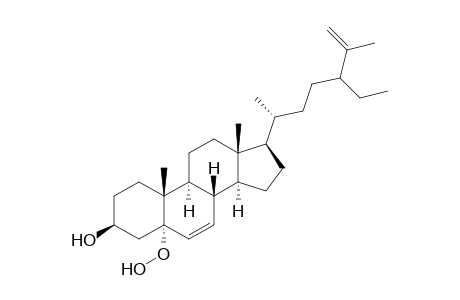 24-Ethyl-5.alpha.-hydroperoxycholesta-6,25-dien-3.beta.-ol