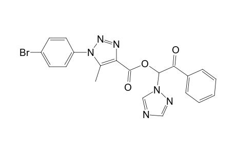 .omaga.[1-(4-Bromophenyl)-5-methyl-1,2,3-triazole-4-carbonyl)-.omaga.-(1H-1,2,4-triazol-1-yl)acetophenone