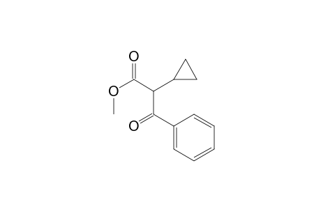 2-cyclopropyl-3-keto-3-phenyl-propionic acid methyl ester