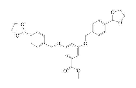 Methyl 3,5-bis(4-(1,3-dioxolan-2-yl)benzyloxy)benzoate