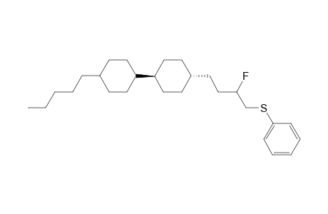 1-{trans-4-[3-Fluoro-4-(phenylthio)butyl]cyclohexyl}-trans-4-(pentyl)cyclohexane