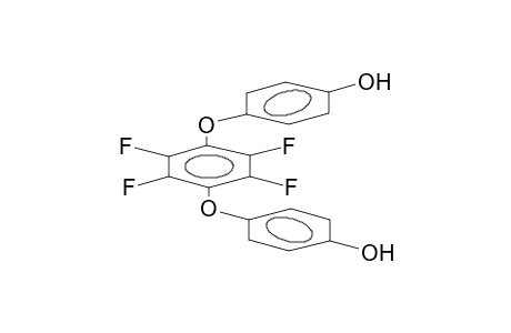 1,4-di(4-hydroxyphenoxy-2,3,5,6-tetrafluorobenzene