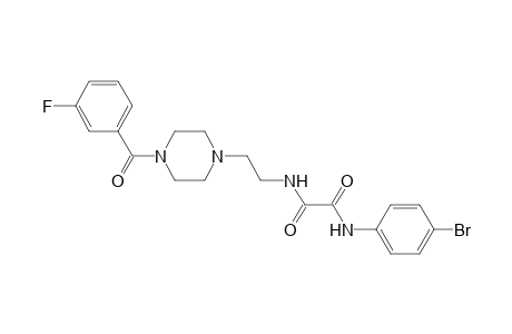 N'-(4-bromophenyl)-N-[2-[4-(3-fluorobenzoyl)piperazin-1-yl]ethyl]oxamide