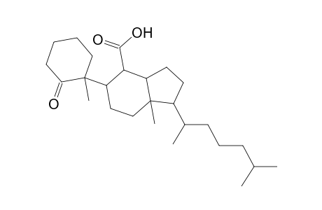 B-Nor-5,6-secocholestan-6-oic acid, 1-oxo-, (10.beta.)-