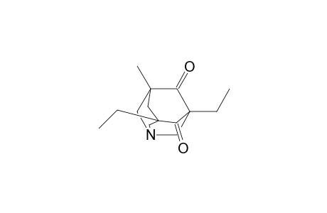 3,5-Diethyl-7-methyl-1-azaadamantane-4,6-dione