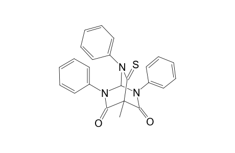 4-Methyl-2,6,7-triphenyl-8-thioxo-2,6,7-triazabicyclo[2.2.2]octane-3,5,8-trione