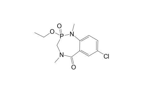 7-CHLORO-1,4-DIMETHYL-2-ETHOXY-2,3-DIHYDRO-1H-1,4,2-BENZODIAZAPHOSPHEPIN-5(4H)-ONE-2-OXIDE