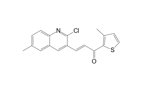 (2E)-3-(2-Chloro-6-methylquinolin-3-yl)-1-(3-methylthien-2-yl)prop-2-en-1-one